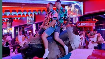 mechanical bull rider July 20th in benidorm ♥️♥️ #1