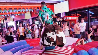 mechanical bull rider July 20th in benidorm ♥️♥️ #2