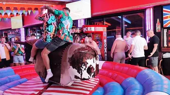 mechanical bull rider July 20th in benidorm ♥️♥️ #4