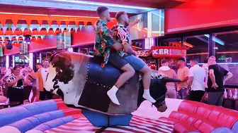 mechanical bull rider July 20th in benidorm ♥️♥️ #5