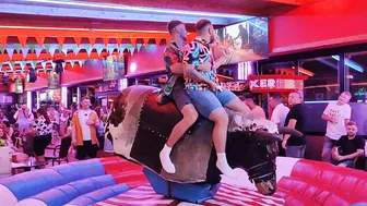 mechanical bull rider July 20th in benidorm ♥️♥️ #6