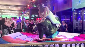 Mechanical bull riding April 25th 2024 in Benidorm ♥️♥️♥️♥️ #3