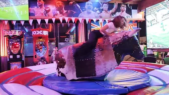 Mechanical bull riding November 14th 2023 in Benidorm ♥️♥️ #3