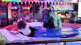 Mechanical bull riding November 14th 2023 in Benidorm ♥️♥️ #4