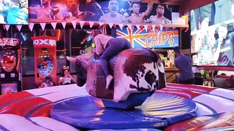 Mechanical bull riding November 14th 2023 in Benidorm ♥️♥️ #8