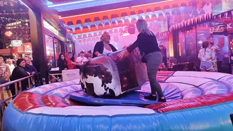 Latest mechanical bull riding November 26th 2023 ♉ #3