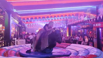 Midnight mechanical bull riding November 14th 2023 in Benidorm Spain ♉♥️♥️ #9