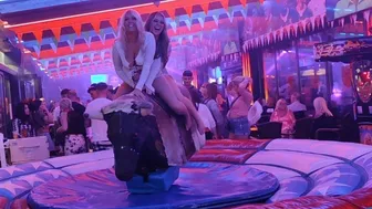 Mechanical bull riding November 19th 2023 in Benidorm ♥️♥️♉ #1