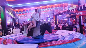 Mechanical bull riding November 19th 2023 in Benidorm ♥️♥️♉ #2