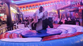 Mechanical bull riding November 19th 2023 in Benidorm ♥️♥️♉ #6