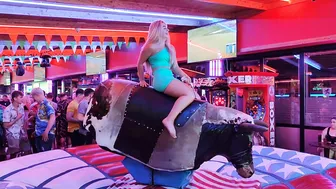 waoo! can she ride this bull 08♥️♥️ #2