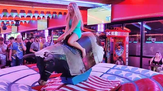 waoo! can she ride this bull 08♥️♥️ #3