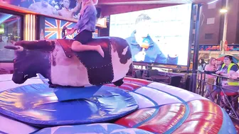 Mechanical bull riding March 26th 2024 in Benidorm ♥️♥️♥️♥️ №2 #7