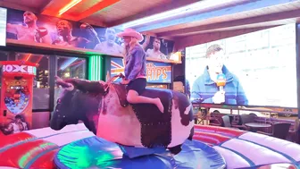 Mechanical bull riding March 26th 2024 in Benidorm ♥️♥️♥️♥️ №2 #8