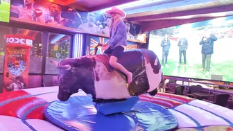 Mechanical bull riding March 26th 2024 in Benidorm ♥️♥️♥️♥️ №2 #9