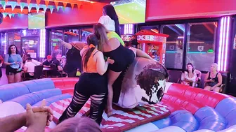 waoo funny funny mechanical bull rider August 25th 2023 in Benidorm ♥️♥️ #5