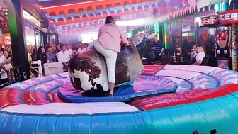 latest mechanical bull riding 18th November 2023 in Benidorm #3