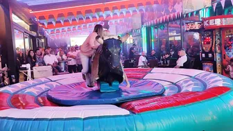 latest mechanical bull riding 18th November 2023 in Benidorm #7