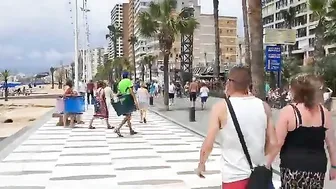 walking through poniente beach #9