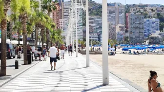 today walk in benidorm beach ⛱️ #4