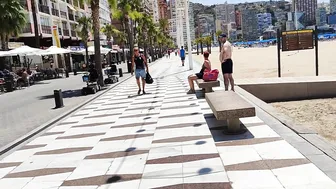 today walk in benidorm beach ⛱️ #9