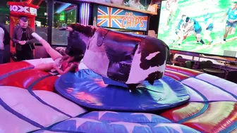 Mechanical bull riding March 3rd 2024 in Benidorm ♉ #10