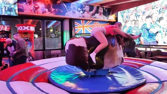 Mechanical bull riding March 3rd 2024 in Benidorm ♉ #2