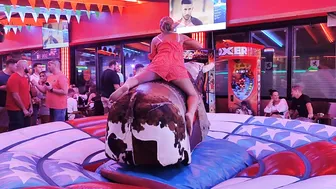 Mechanical bull riding is my hubby October 20th 2023 in Benidorm ♉ #5