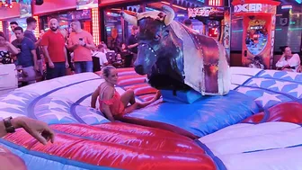 Mechanical bull riding is my hubby October 20th 2023 in Benidorm ♉ #6