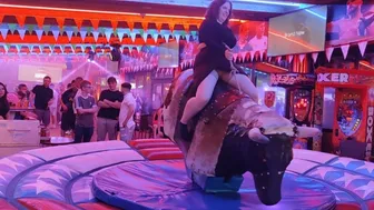 Mechanical bull riding November 14th 2023 in Benidorm ♉ #1