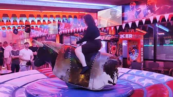 Mechanical bull riding November 14th 2023 in Benidorm ♉ #2