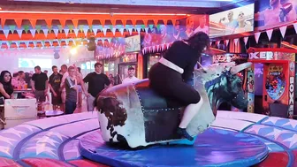 Mechanical bull riding November 14th 2023 in Benidorm ♉ #5