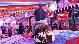 Mechanical bull riding November 14th 2023 in Benidorm ♉ #6