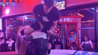 mechanical bull again in Benidorm????