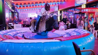 having good time in mechanical bull riding October 22nd 2023 in Benidorm ♉ #10