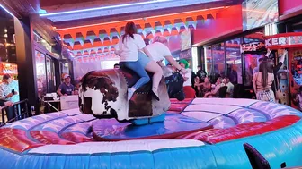 having good time in mechanical bull riding October 22nd 2023 in Benidorm ♉ #6