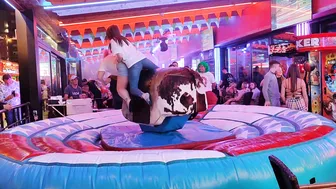 having good time in mechanical bull riding October 22nd 2023 in Benidorm ♉ #7