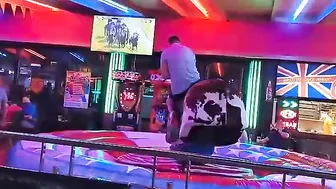 mechanical bull rider 03 in benidorm #3