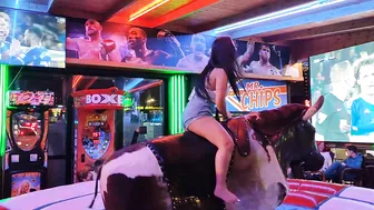 Mechanical bull riding 24th of February 2024 in Benidorm ♥️♥️♥️♥️♥️♥️ #10