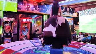 Mechanical bull riding 24th of February 2024 in Benidorm ♥️♥️♥️♥️♥️♥️ #2