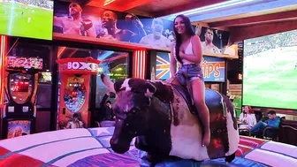 Mechanical bull riding 24th of February 2024 in Benidorm ♥️♥️♥️♥️♥️♥️ #5