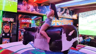 Mechanical bull riding 24th of February 2024 in Benidorm ♥️♥️♥️♥️♥️♥️ #6