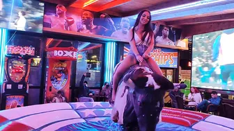 Mechanical bull riding 24th of February 2024 in Benidorm ♥️♥️♥️♥️♥️♥️ #7