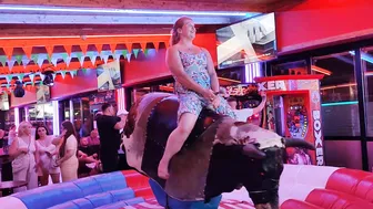 mechanical bull riding♥️♥️july 24th in benidorm♥️♥️ #6