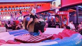 Mechanical bull night of August 26th 2023 in Benidorm spain ♥️♥️ #9