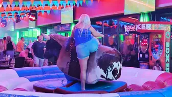 climbing mechanical bull problem ♥️♥️ September 30th 2023 in Benidorm #2