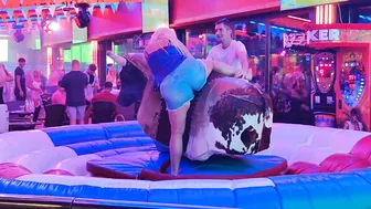 climbing mechanical bull problem ♥️♥️ September 30th 2023 in Benidorm #3