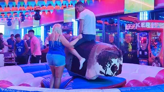 climbing mechanical bull problem ♥️♥️ September 30th 2023 in Benidorm #4