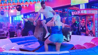 climbing mechanical bull problem ♥️♥️ September 30th 2023 in Benidorm #6