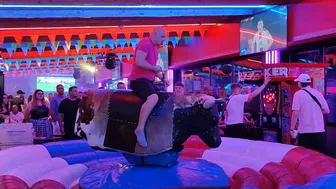 Mechanical bull riding December 13th 2023♥️♥️♥️♥️ #1